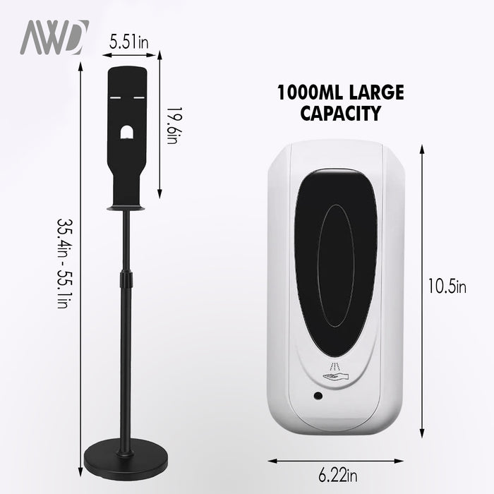 PPE SALE Sanitizer Dispensers + Stand - WHOLESALE PRICING | AWD Protective Gear