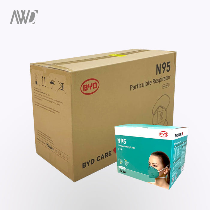 BYD N95 Face Mask- WHOLESALE PRICING | AWD Disposable