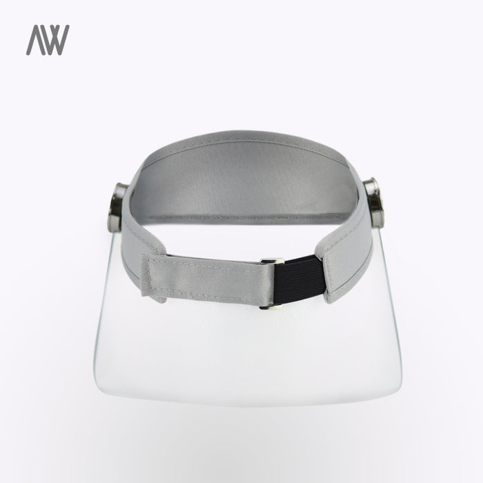 Face Shield - Poly Carbonate Adjustable Grey- WHOLESALE PRICING | AWD Protective Gear