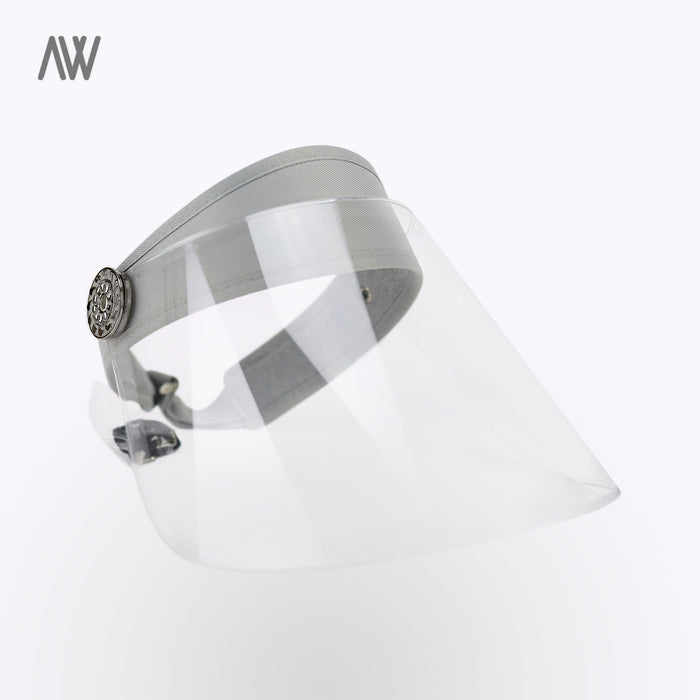 Face Shield - Poly Carbonate Adjustable Grey- WHOLESALE PRICING | AWD Protective Gear