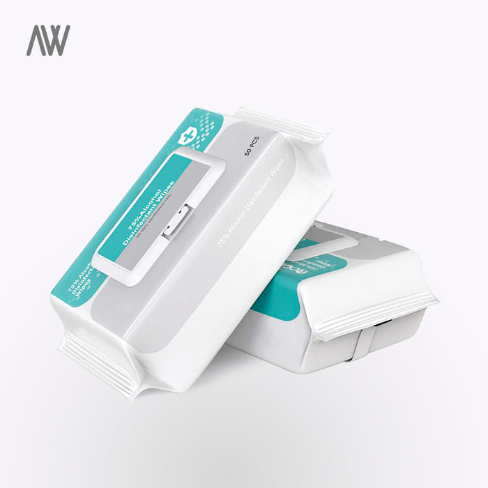 75% Isopropyl Disinfection Antibacterial Disinfectant Wet Lingettes Wipes - WHOLESALE PRICING | AWD Protective Gear