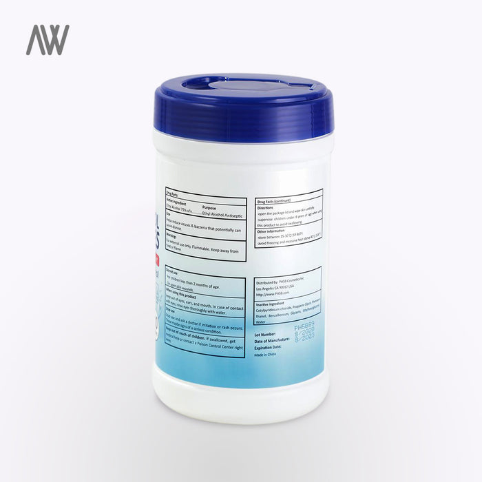 75% Alcohol Wipes 80 units - WHOLESALE PRICING | AWD Protective Gear