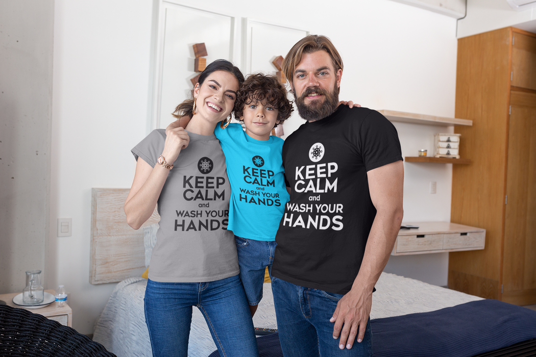 KEEP CALM AND WASH YOUR HANDS Shirt - 1 Piece | Item 0241AW